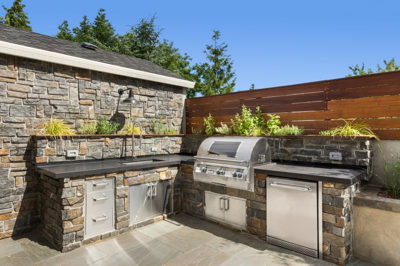Outdoor Granite Counter